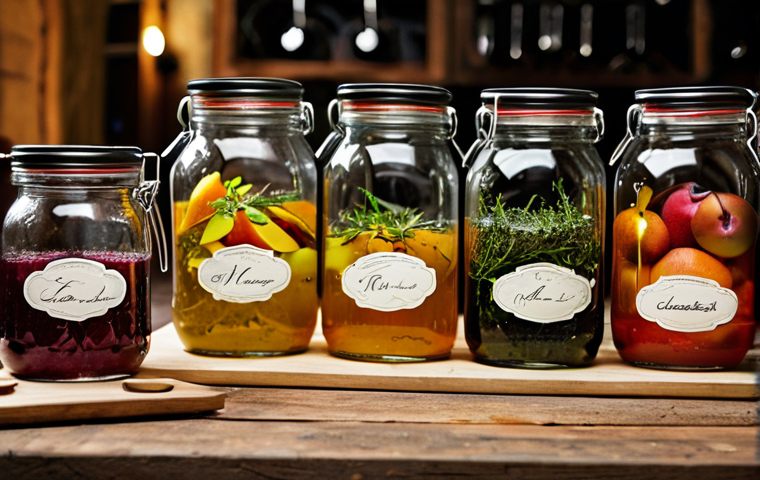 홈메이드 전통주 만들기 - Harvesting Ingredients**

"A vibrant image of a person in a sun-drenched orchard, carefully picking ...