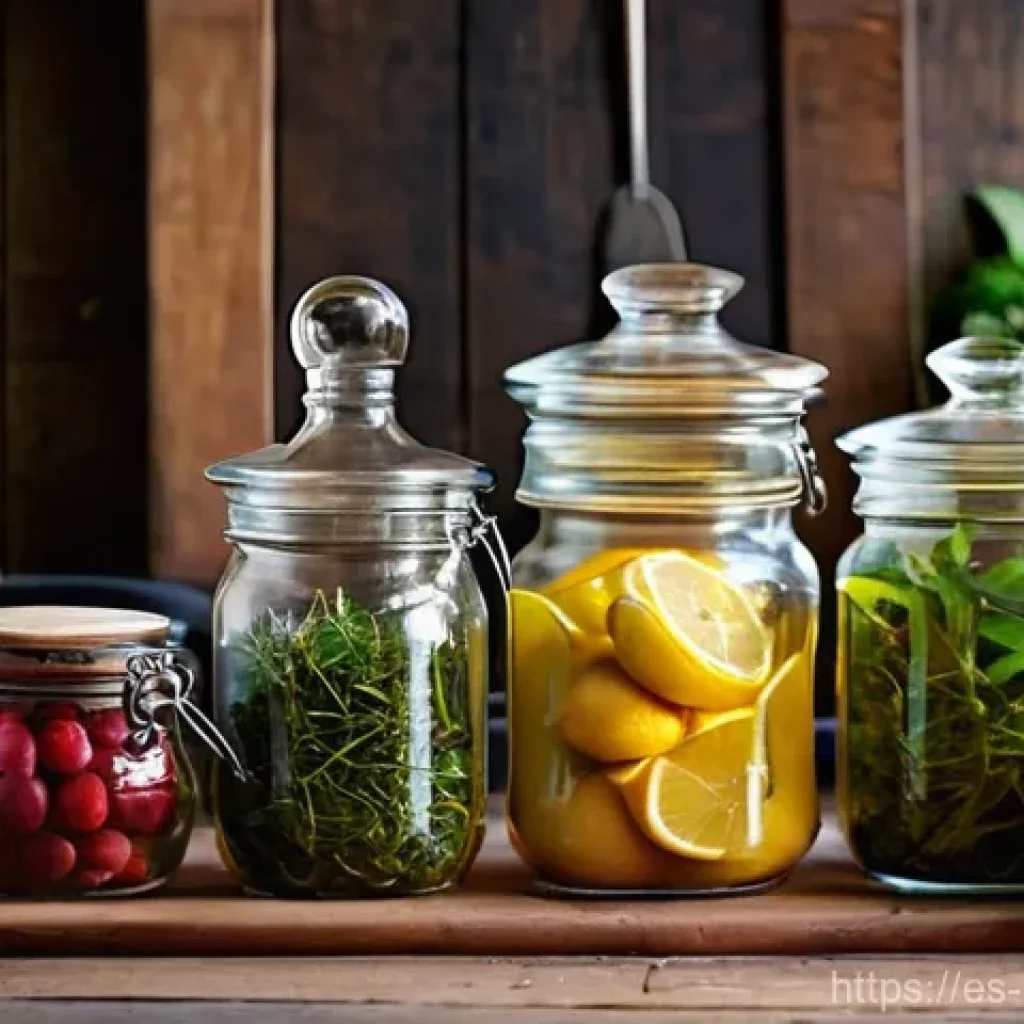 홈메이드 술 전문가 과정 - **A Vibrant Artisan's Kitchen: The Beginning of a Liqueur.**
    A bright and inviting home kitchen ...