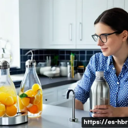 홈메이드 술 카본화 기법 - **"The Art and Science of Home Carbonation"**
    A detailed, wide-angle shot of a modern, well-orga...